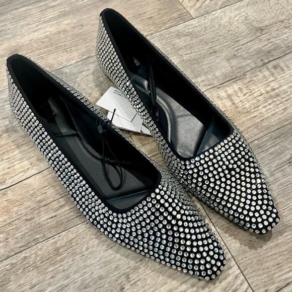 ZARA Pointed Toe Flats NWT - Picture 3 of 14